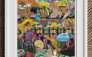 Colorfully decorated parade float with vibrant figures and ornaments featured in second homesick pt 1 places open