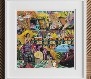 Colorfully decorated parade float with vibrant figures and ornaments featured in second homesick pt 1 places open