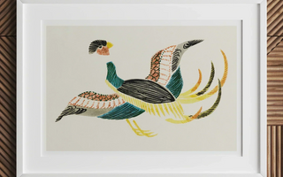 Yatsuo no Tsubaki’s a Bridge Between Eras - Late Edo Period, Taguchi Tomoki, Tsubaki Woodblock Prints