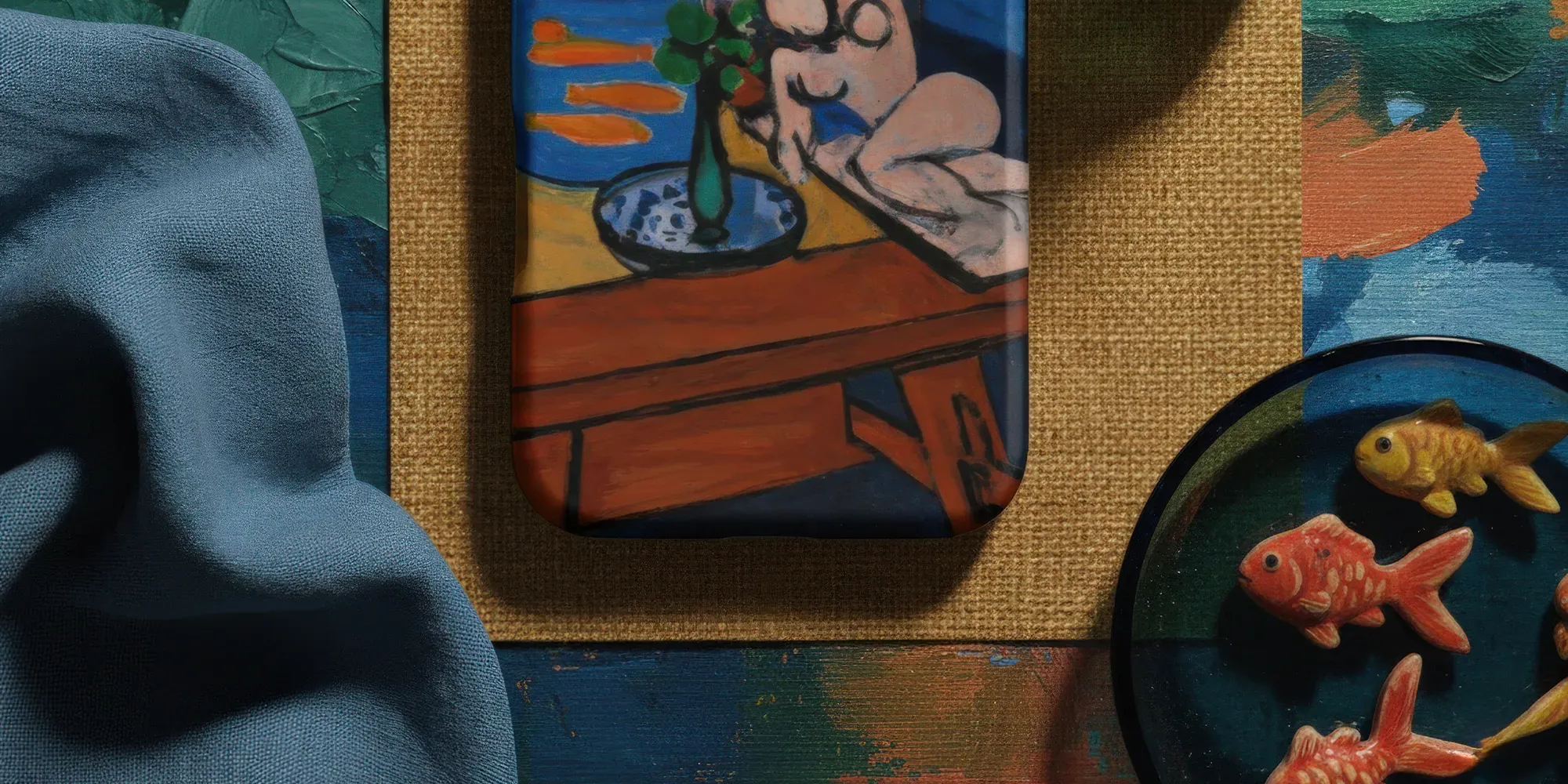 Artistic phone case.