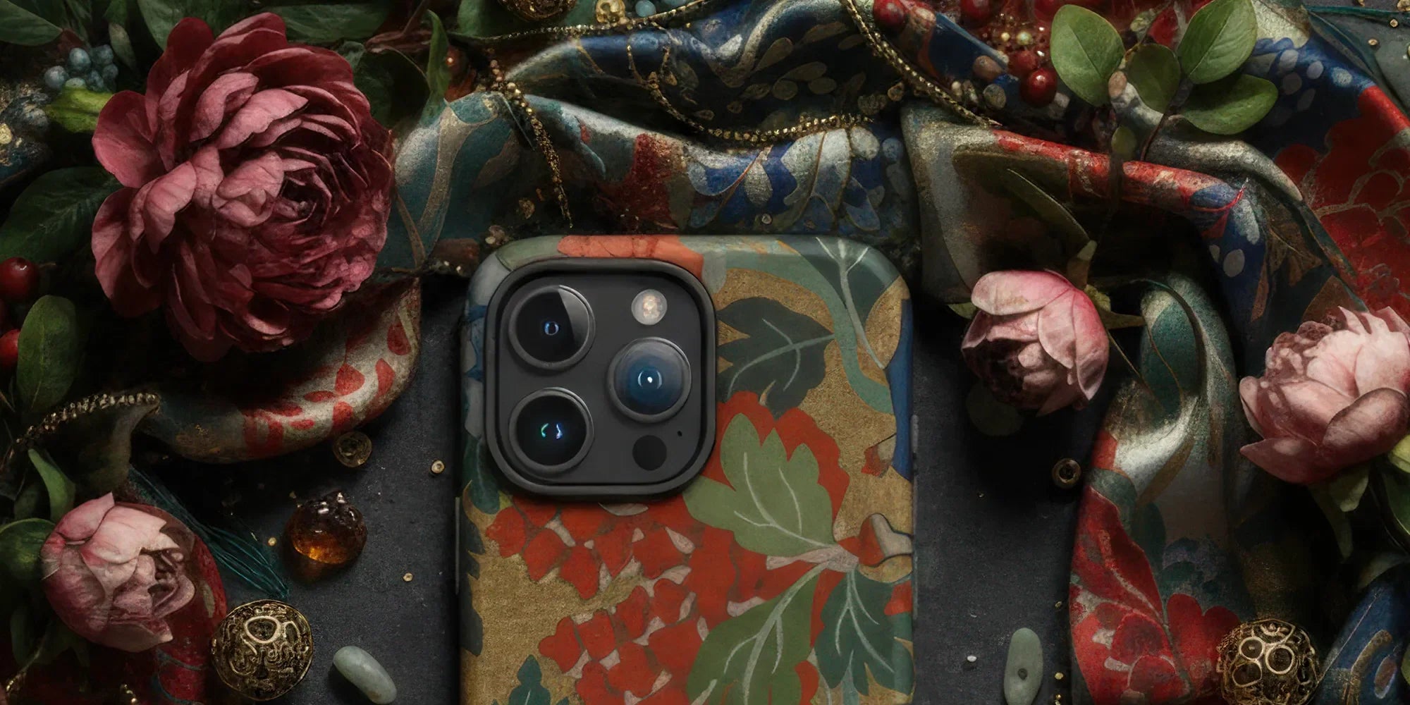 IPhone case featuring a close-up photograph of a white lily flower.