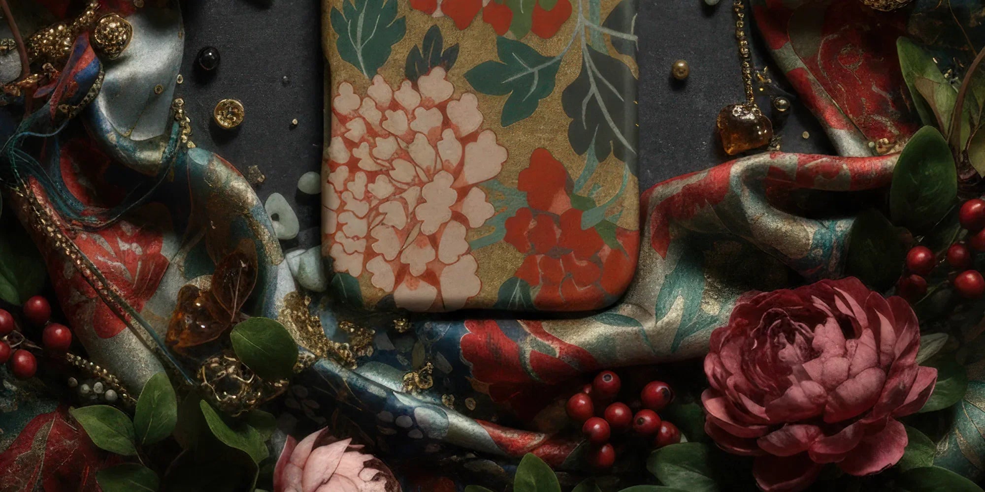 IPhone case featuring a close-up photograph of a white lily flower.