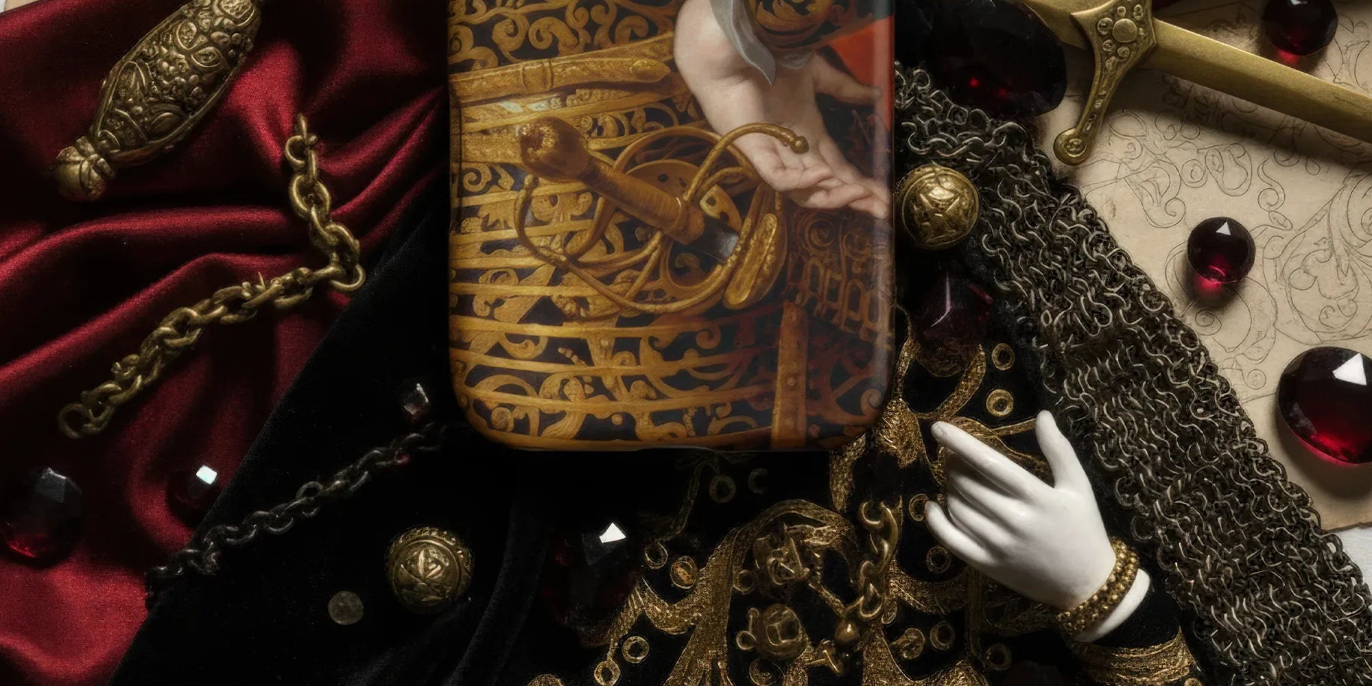 Ornate phone case.