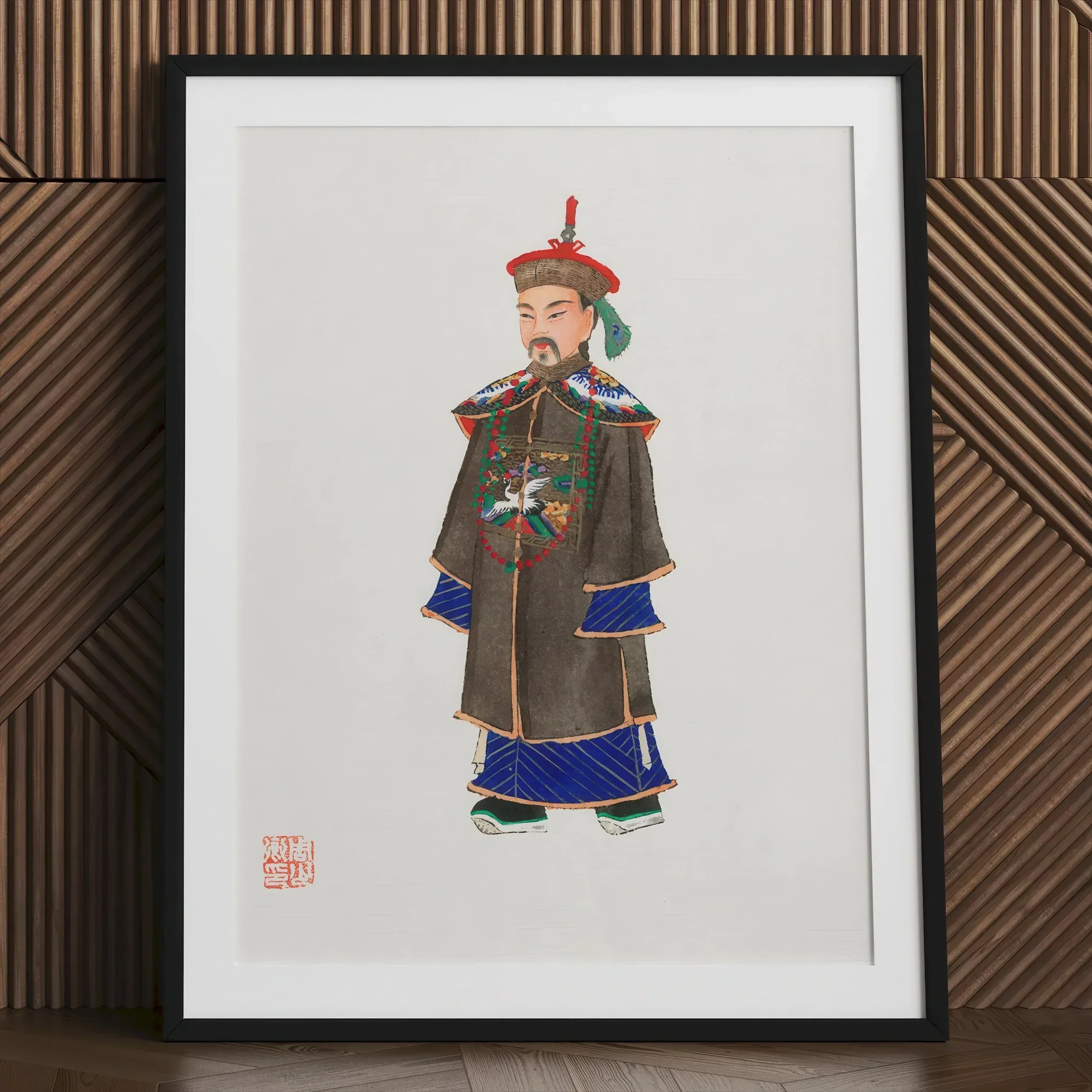 Qing Dynasty Fashion Art, image size:2500x2500