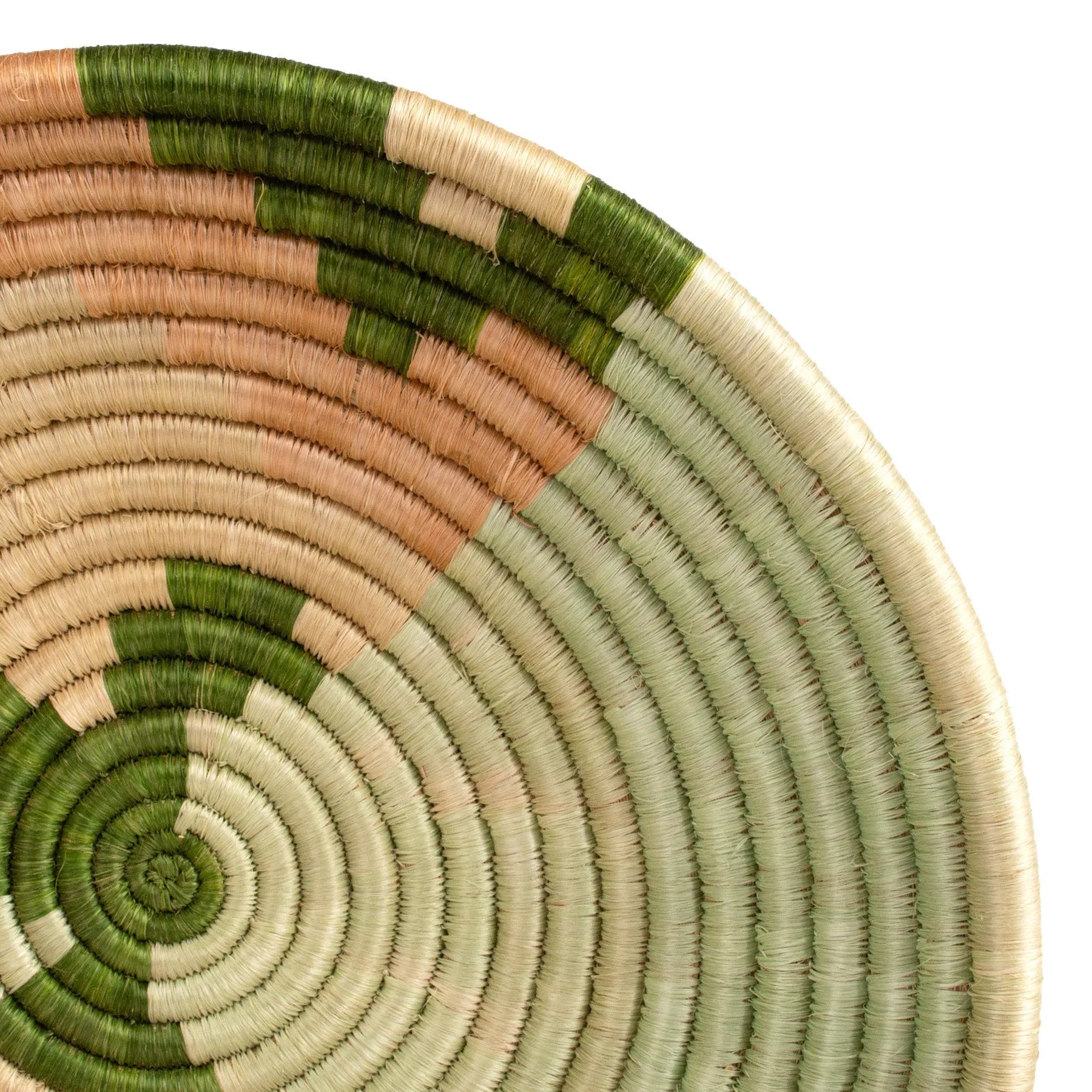 12 Large Tierra Abstract Round Basket - African Woven Wall Art Decor - Baskets -