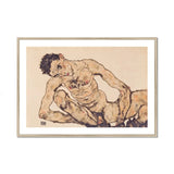 Nude Self Portrait - Egon Schiele Fine Art Print, Framed Nude Male Figure
