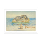 The Sunbathers - Henry Scott Tuke Fine Art Print, Framed Beach Scene Painting