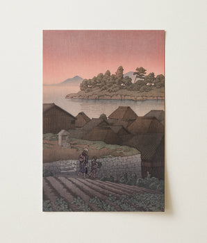 Amakusa Honryo - Impression d'art / Toile de Kawase Hasui