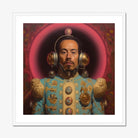 Armando - Gay Mexican Astronaut Art Print, Steampunk-styled Portrait Man