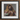 Baby Bear - Gay Desi Daddy Art Print, 12x12’’ / 31x31cm / Black Frame / 2’’ Matboard, Framed Painting Man Beard Mustache Bear Fur Shoulders