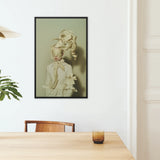 Bright Side Surreal High Fashion Framed Canvas, Framed Surreal Portrait