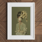 Clear Sighted - Modern Victorian Fashion Art Print, Framed Portrait Veiled Woman