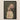 Crystal Clear Modern Rococo Era Fashion Framed Canvas, Framed Portrait Person Elaborate Pink Cream Attire