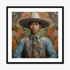 Junada - Gaysian Malay Cowboy Art Print, Framed Portrait Cowboy