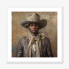 Lysander - Gay Black Dandy Cowboy Art Print, Portrait Cowboy