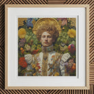 Prince Carlisle - Gay English Royalty Art Print, 12x12’’ / 31x31cm / Natural Frame / 2’’ Matboard, Framed Print Person Curly Hair