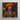 Prince Khaliun - Mongolian Gay Royalty Art Framed Canvas, 12x12’’ / 31x31cm / White Floating Frame, Framed Portrait Painting Man Orange Hat