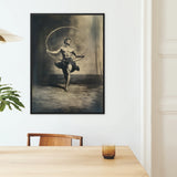 Ringleader - Gay Neoclassical Art Framed Canvas, Framed Painting Muscular Man Hoop