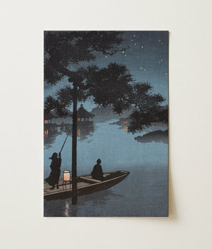 Stars over Biwa Lake - Shoda Koho Art Print