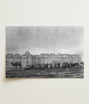 Caravane au repos - Arnold Genthe tirage d’art