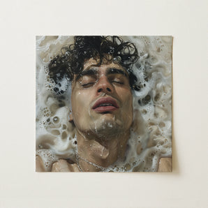 Wet Whistle - Sensual Homoerotic Dream Art Print / Canvas