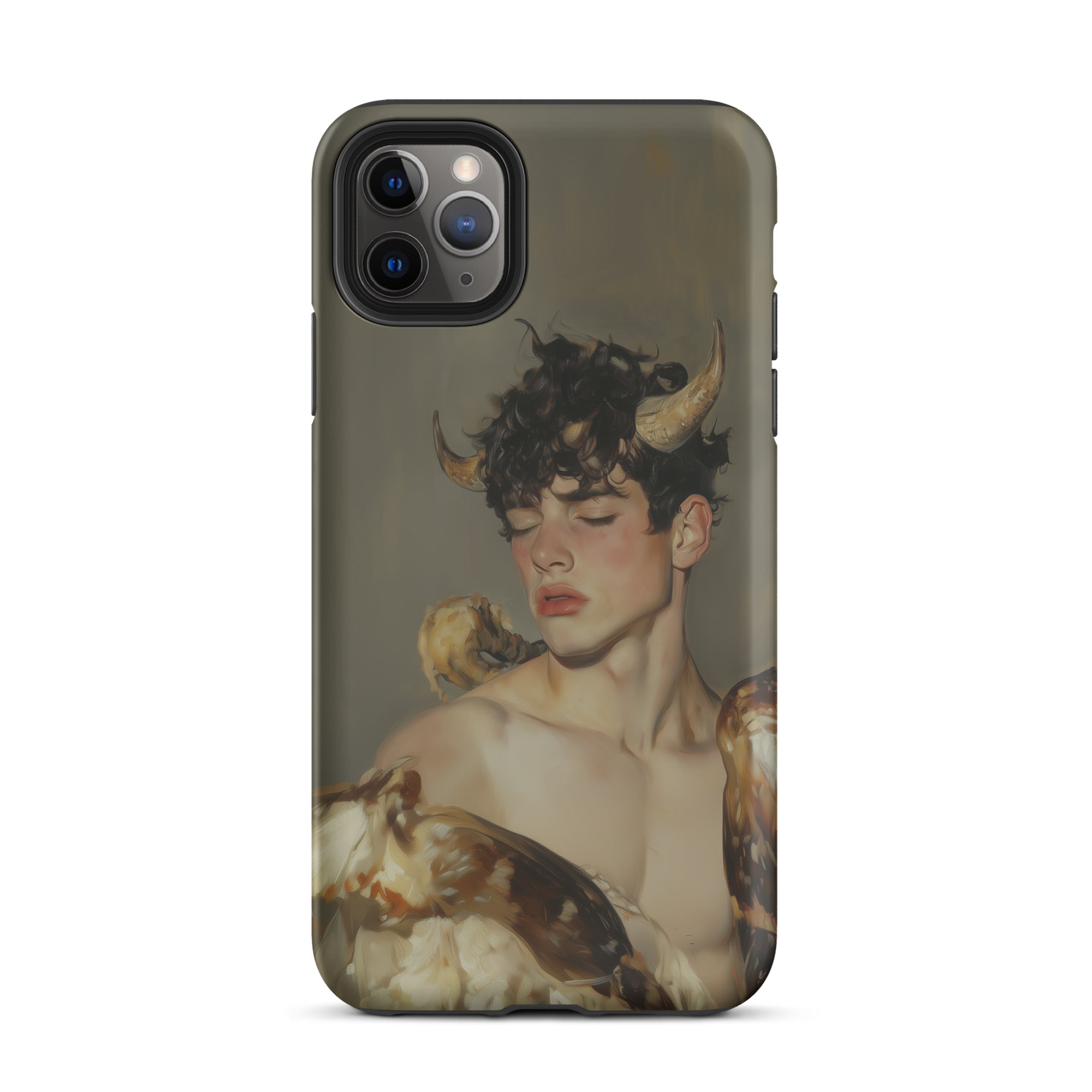 Aamon Grand Marquis of Hell Art Iphone Case, 11 Pro Max / Matte, Phone Case Horned Figure