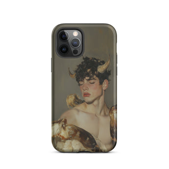 Aamon - Grand Marquis of Hell Art Phone Case Iphone 12 Pro / Matte Phone Case Horned Figure Hell Art Iphone, Vision Carved, Iphone