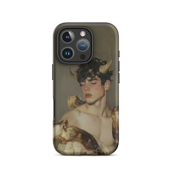 Aamon - Grand Marquis of Hell Art Phone Case Iphone 16 Pro / Matte Phone Case Horned Figure Hell Art Iphone, Vision Carved, Iphone