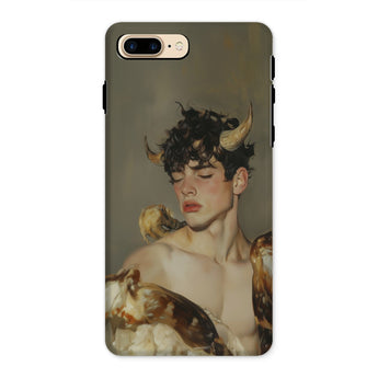 Aamon - Grand Marquis of Hell Art Phone Case Iphone 8 Plus / Matte Phone Case Horned Man Hell Art Iphone, Vision Carved, Iphone