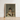 Framed Artwork Young Man Dark Curly Hair Golden Silence, a Lithe Demon, Stands Bathed, Horns Curling Delicately