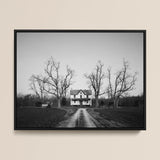 Verlaten huis op het platteland van Maryland - Carol M. Highsmith Art Print / Canvas, 16x12’’ / 41x31cm / Zwart frame, posterprints & visueel artwork,