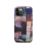 About a Motif from Hammamet - Paul-klee Phone Case Iphone 12 Pro / Matte Abstract Art Phone Case Textured Painterly Design Muted Paul Klee,