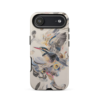 Above & Beyond - Surreale Eisvogel-Kunst iPhone-Hülle, 17 Air / Matt, Handyhüllen, Toby Leon