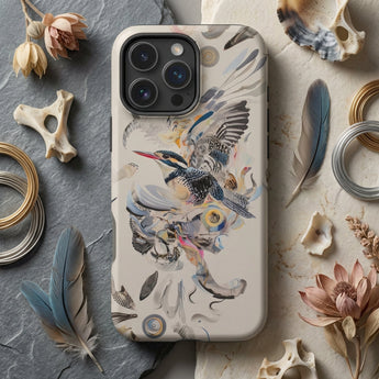 Above & Beyond - Surreal Kingfisher Art Phone Case, Mobile Cases, Toby Leon