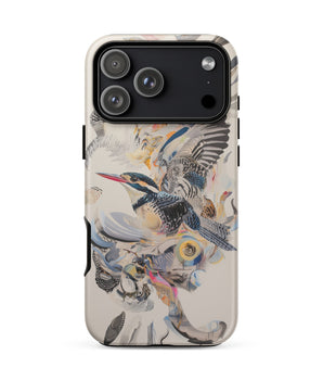 Iphone 17 Pro Max / Matte Above & Beyond - Surreal Kingfisher Art Phone Case, Artist