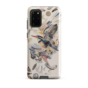 Above & Beyond - Surreal Kingfisher Art Phone Case Samsung Galaxy S20 Plus / Gloss Vibrant Artistic Phone Case Dynamic Illustration Birds