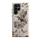 Above & Beyond - Surreal Kingfisher Art Phone Case Samsung Galaxy S22 Ultra / Matte Vibrant Artistic Detailed Illustration Bird, Iphone,
