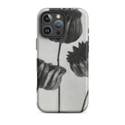 Abutilon (lime Mallow) Pod - Karl Blossfeldt Iphone Case, 16 Pro Max / Matte, Black White Floral Phone Case