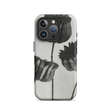 Abutilon (lime Mallow) Pod - Karl Blossfeldt Phone Case Iphone 16 Pro / Matte Black White Floral Phone Case Karl Blossfeldt, Blossfeldt’s