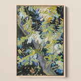 Acacia Branches - Vincent Van Gogh Art Print / Canvas, 12x18’’ / 31x46cm / Natural Frame, Posters Prints & Visual Artwork, Toby Leon