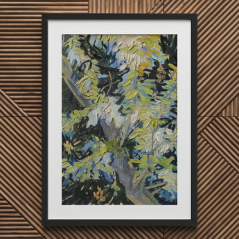 Acacia Branches - Vincent Van Gogh Art Print / Canvas, Vincent Van Goh Art Print, Acacia Branches Canvas Hums, Gogh Art Print