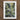 White Framed Abstract Tree Art Print Green Blue Vincent Van Goh, Acacia Branches Canvas Hums, Gogh