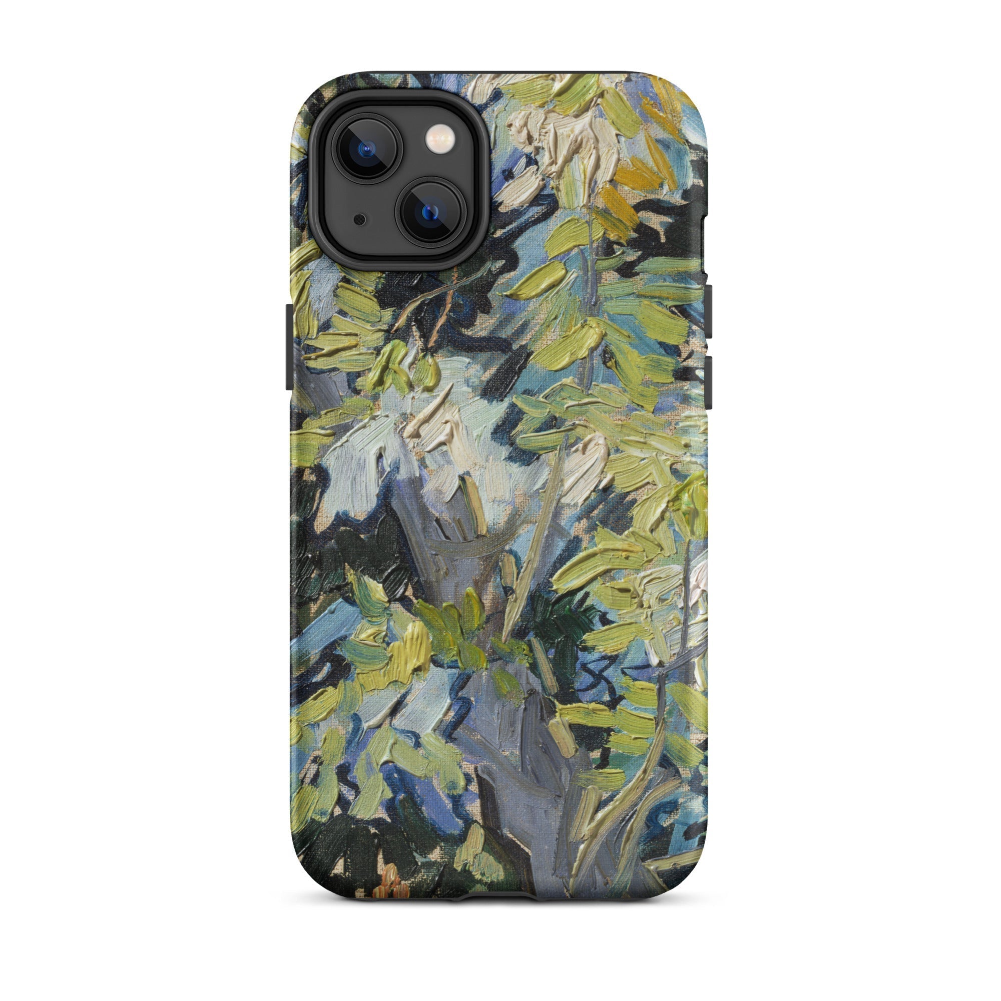 Acacia Branches Vincent Van Gogh Iphone Case, 14 Plus / Matte, Iphone Case Impressionistic Tree Design