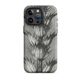 Acanthus Mollis (bear’s Breeches) - Karl Blossfeldt Phone Case Iphone 15 Pro Max / Matte Gray Phone Case Thistle Design Karl Blossfeldt,