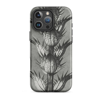 Acanthus Mollis (bear’s Breeches) - Karl Blossfeldt Phone Case Iphone 16 Pro Max / Matte Gray Iphone Case Thorny Plant Design Karl