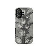 Acanthus Mollis (bear’s Breeches) - Karl Blossfeldt Phone Case Iphone 17 / Matte Black Thistle Phone Case Textured Design Otterbox Brand