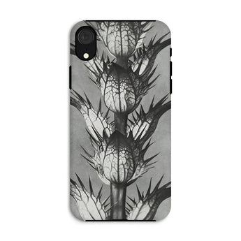 Acanthus Mollis (bear’s Breeches) - Karl Blossfeldt Phone Case Iphone Xr / Matte Monochrome Phone Case Thistle Design Karl Blossfeldt,