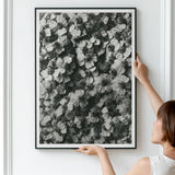 Achillea Millefolium (common Yarrow) - Karl Blossfeldt Art Print / Canvas Framed Black White Photograph Densely Clustered Flower Petals,