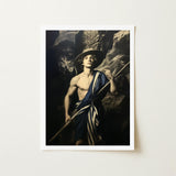 Achillean Beat - Gay Explorer Art Print / Canvas Framed Classical Painting Young Man Wide-brimmed Hat, Queer Fantasies Collide, Prints