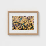 Action Men - Ancient Thai Temple Art Print / Canvas Vibrant Fresco, Tumultuous Battle Scene, Prints